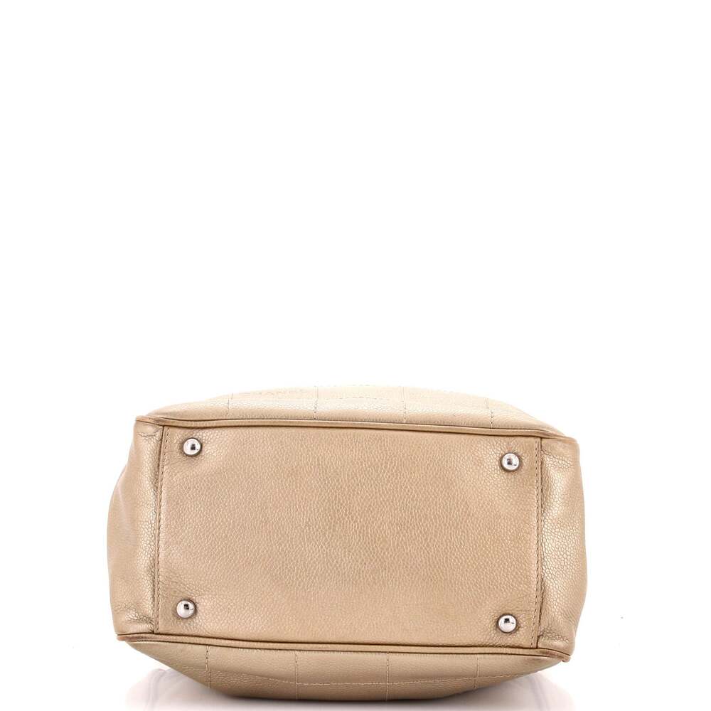 Chanel Square Stitch Tote Quilted #243237C80B - Picture 4 of 8